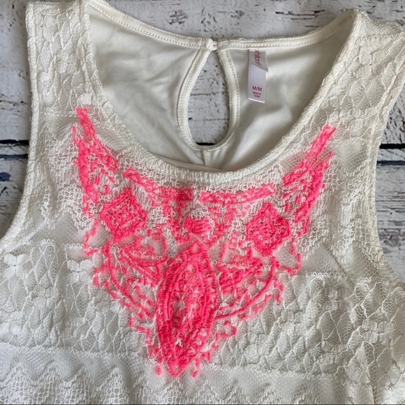 White summer Xhilaration lacey dress - Picture 4 of 4